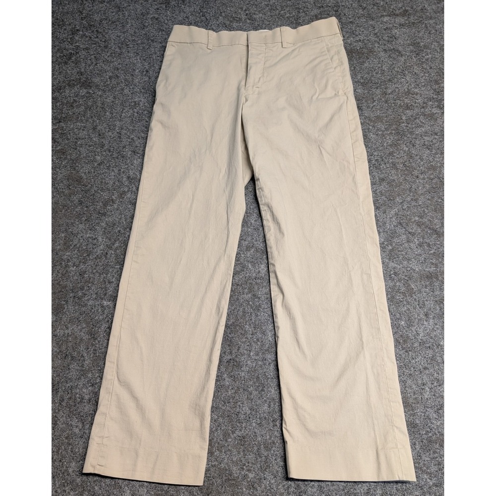 Murano Alex Fit Chino Pants Men's 30x28 Khaki Button Close Back Pockets